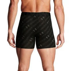 Underwear And Socks*Under Armour Print 6 In 3pk in Grey