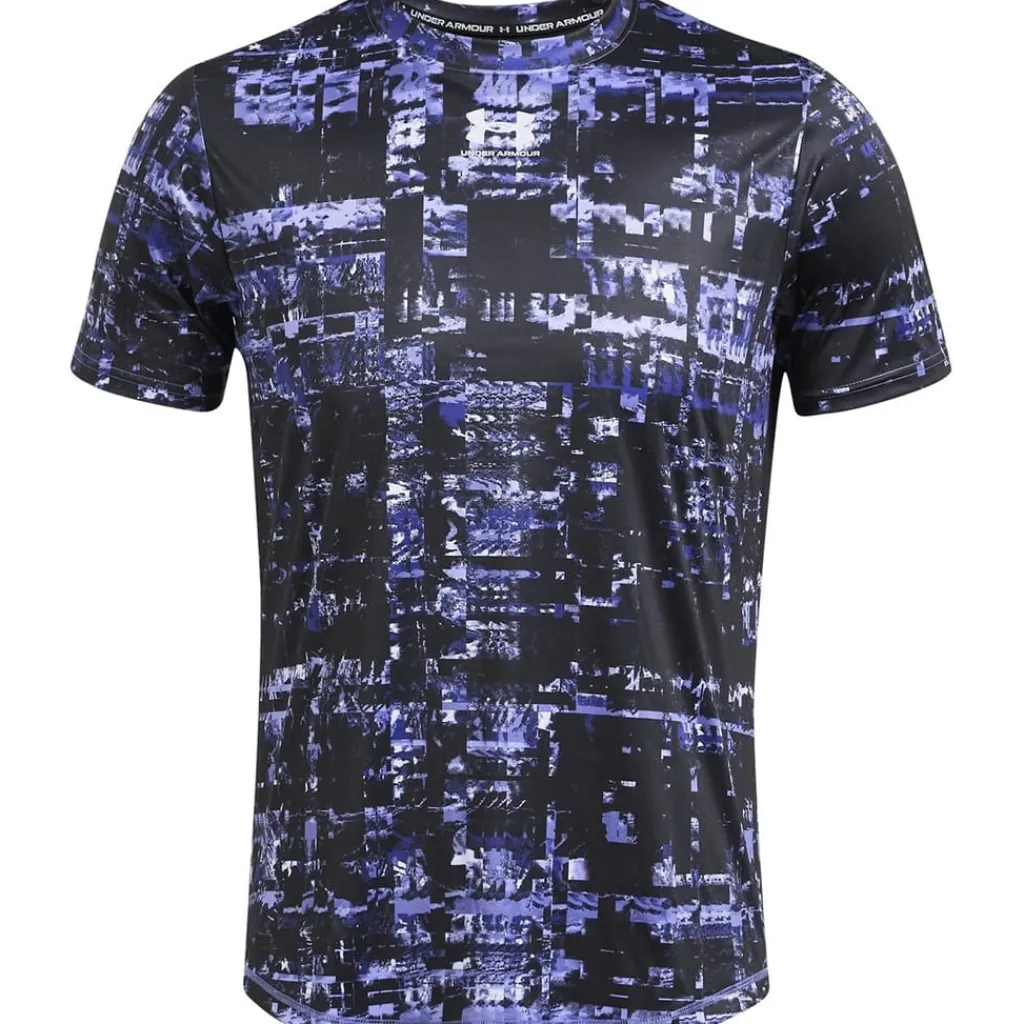 Football And Rugby Clothing*Under Armour Pro Train Printed Crew Neck T-Shirt in Blue
