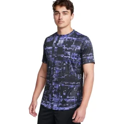 Football And Rugby Clothing*Under Armour Pro Train Printed Crew Neck T-Shirt in Blue