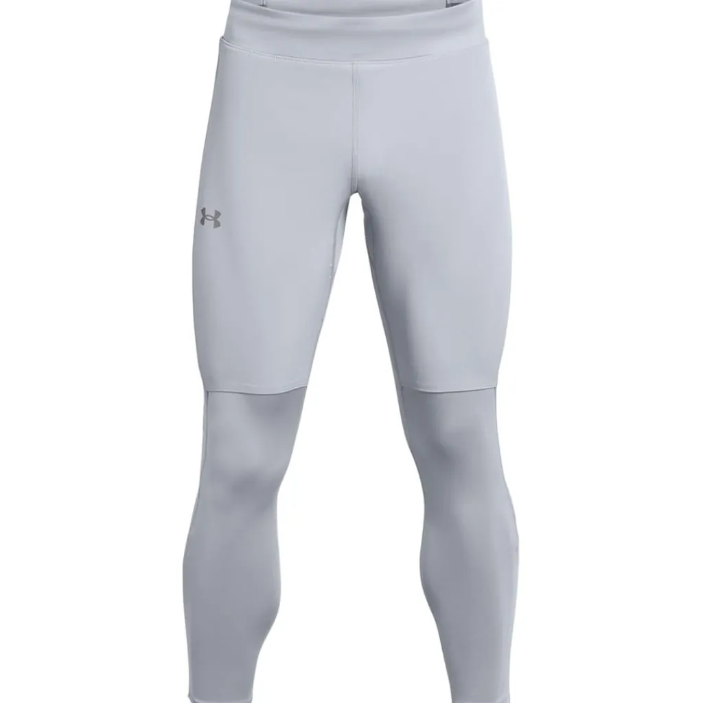 Fitness And Gym Pants*Under Armour Qualifier Tight Logo Running Pants in Grey