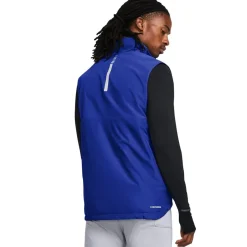 Fitness And Gym Tops*Under Armour Regular Fit Mock Neck Storm Vest in Blue