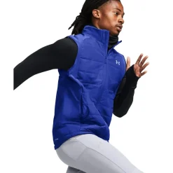 Fitness And Gym Tops*Under Armour Regular Fit Mock Neck Storm Vest in Blue