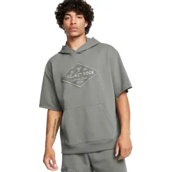 Hoodies*Under Armour Relaxed Fit Drop Shoulder Hooded Sweatshirt in Green