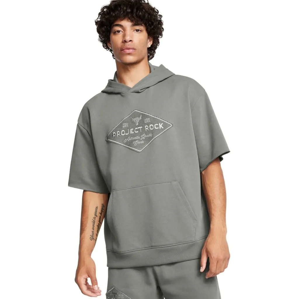 Hoodies*Under Armour Relaxed Fit Drop Shoulder Hooded Sweatshirt in Green