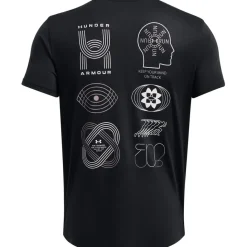 Fitness And Gymwear|Fitness And Gym Tops*Under Armour Run Crew Neck Regular Fit Athletic T-Shirt in Black