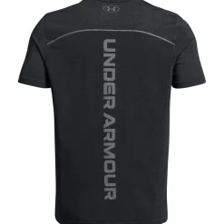 Fitness And Gym Tops*Under Armour Rush Short Sleeve Crew Neck T-Shirt in Black