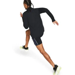 Fitness And Gym Tops|Fitness And Gymwear*Under Armour Rush Zip Neck Long Sleeve T-Shirt in Black