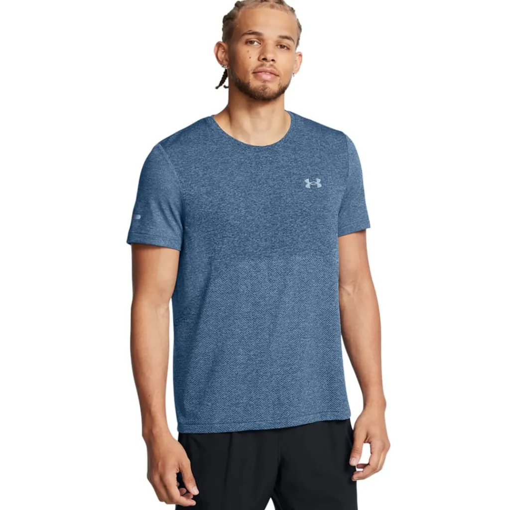 Fitness And Gym Tops|Fitness And Gymwear*Under Armour Seamless Stride T-Shirt in Blue