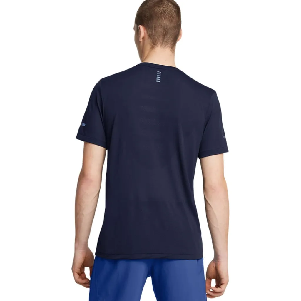 Fitness And Gym Tops*Under Armour Seamless Stride T-Shirt in Blue
