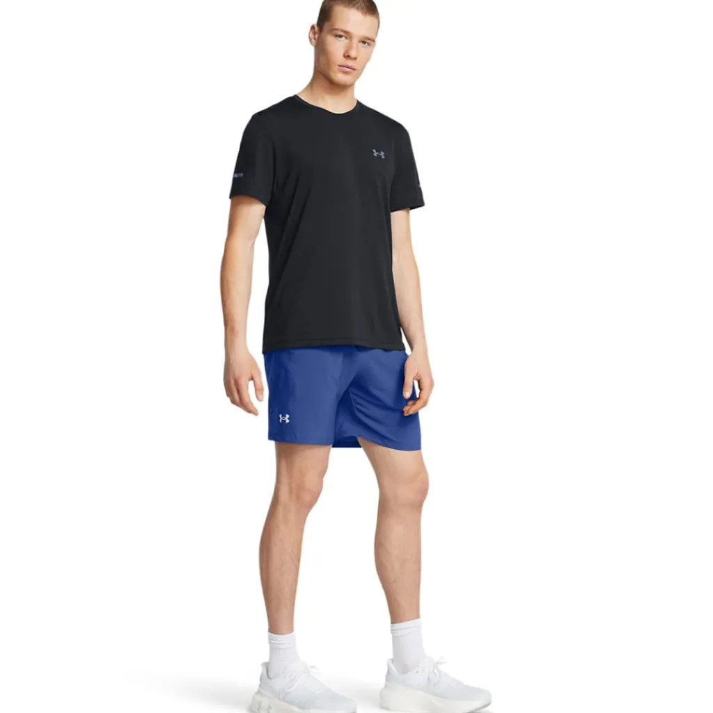 Fitness And Gym Tops*Under Armour Seamless Stride T-Shirt in Blue