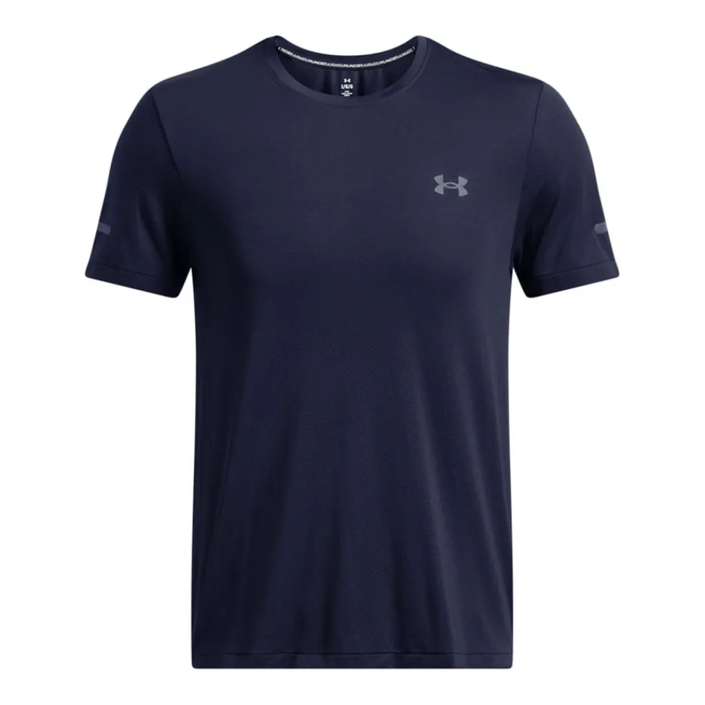 Fitness And Gym Tops*Under Armour Seamless Stride T-Shirt in Blue