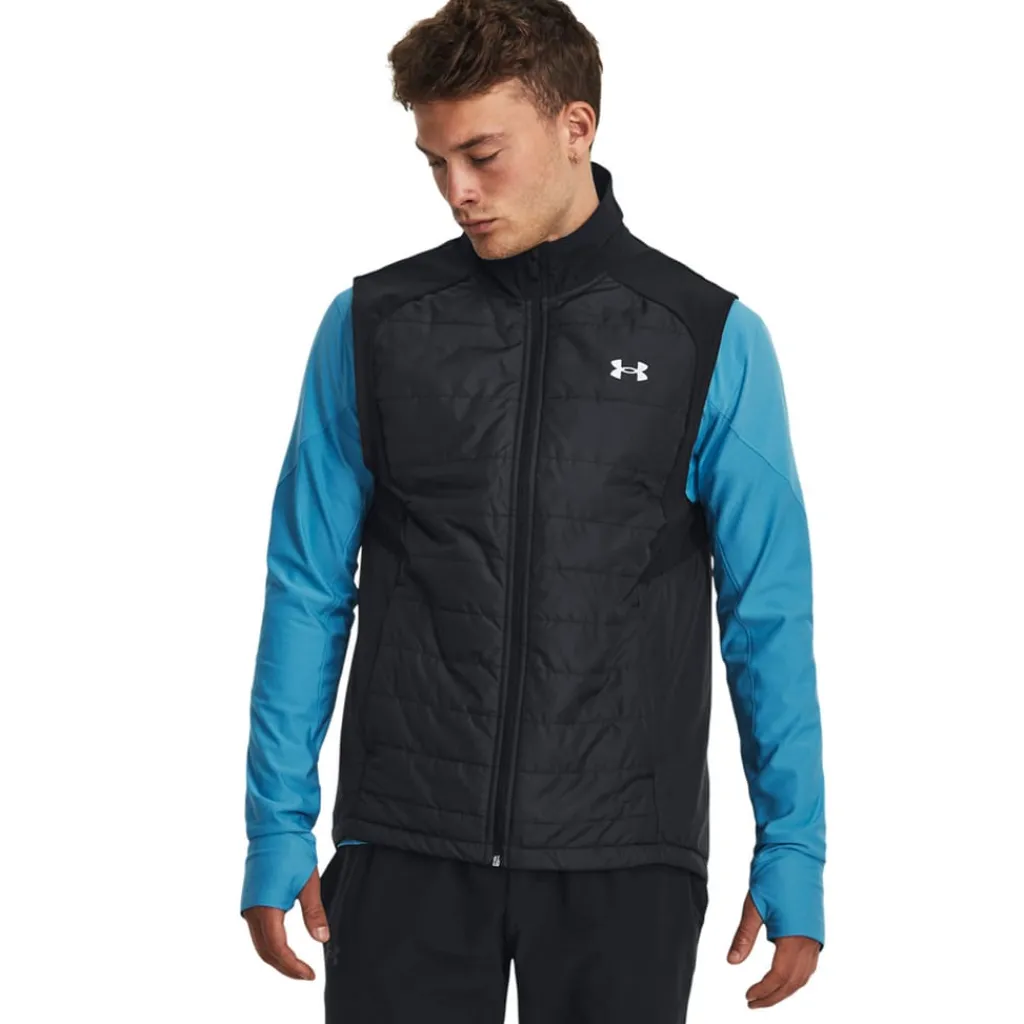 Fitness And Gym Tops*Under Armour Storm Session Run Vest in Black