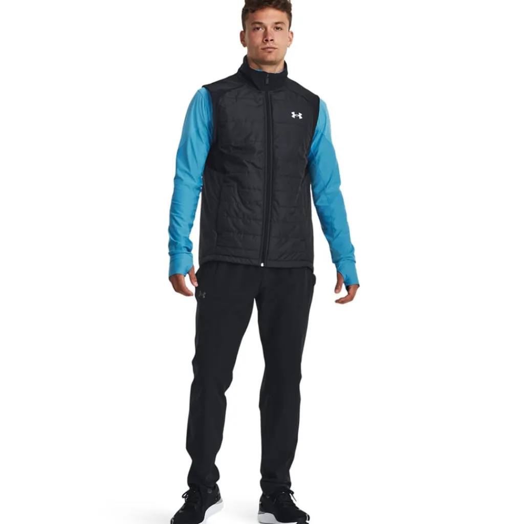 Fitness And Gym Tops*Under Armour Storm Session Run Vest in Black