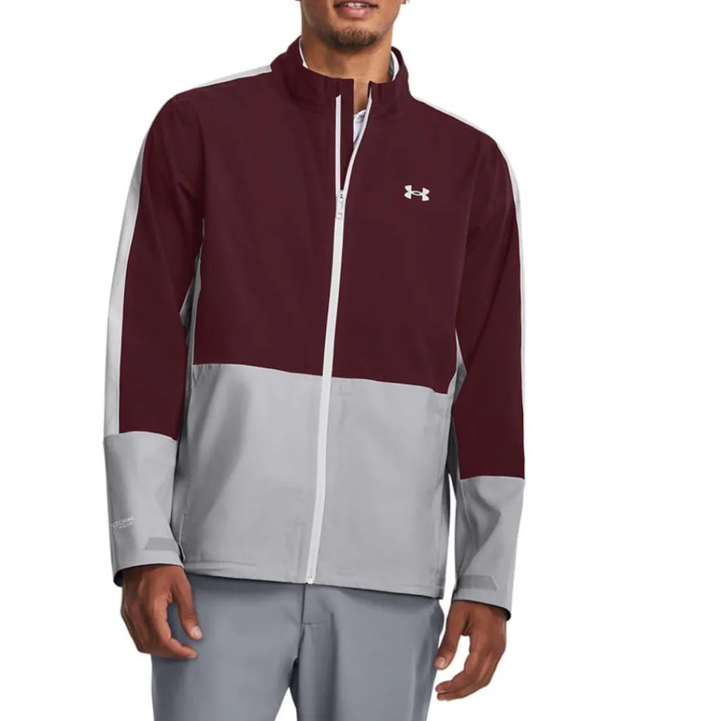 Coats And Jackets*Under Armour Stormproof 3.0 Waterproof Jacket in red maroon