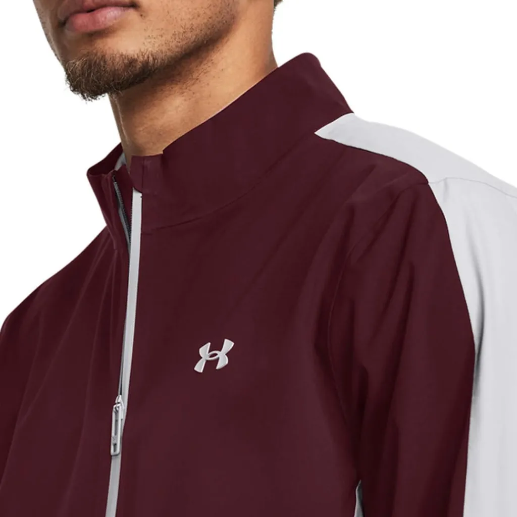 Coats And Jackets*Under Armour Stormproof 3.0 Waterproof Jacket in red maroon