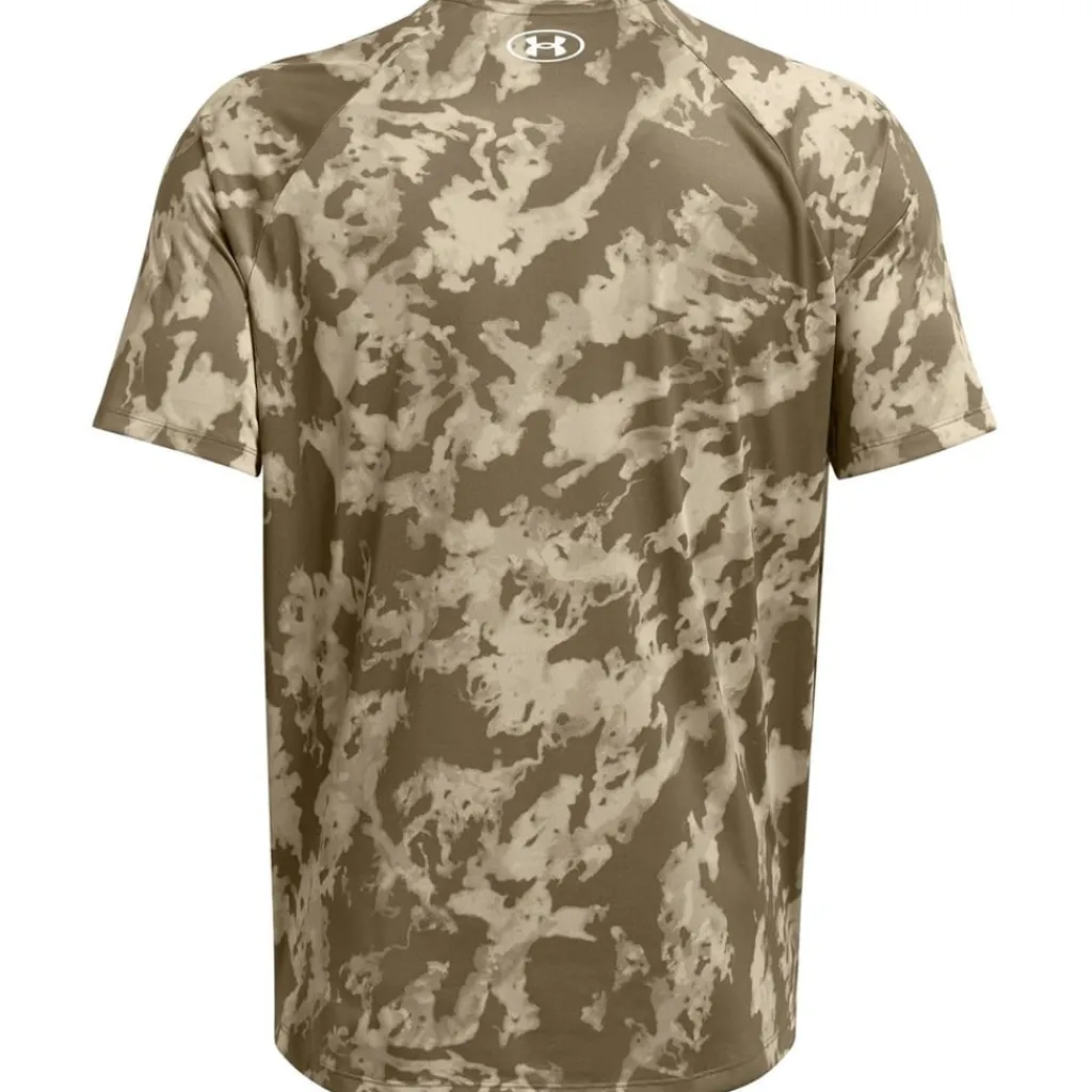 Fitness And Gym Tops*Under Armour Tech Camo Regular Fit T-Shirt in Green
