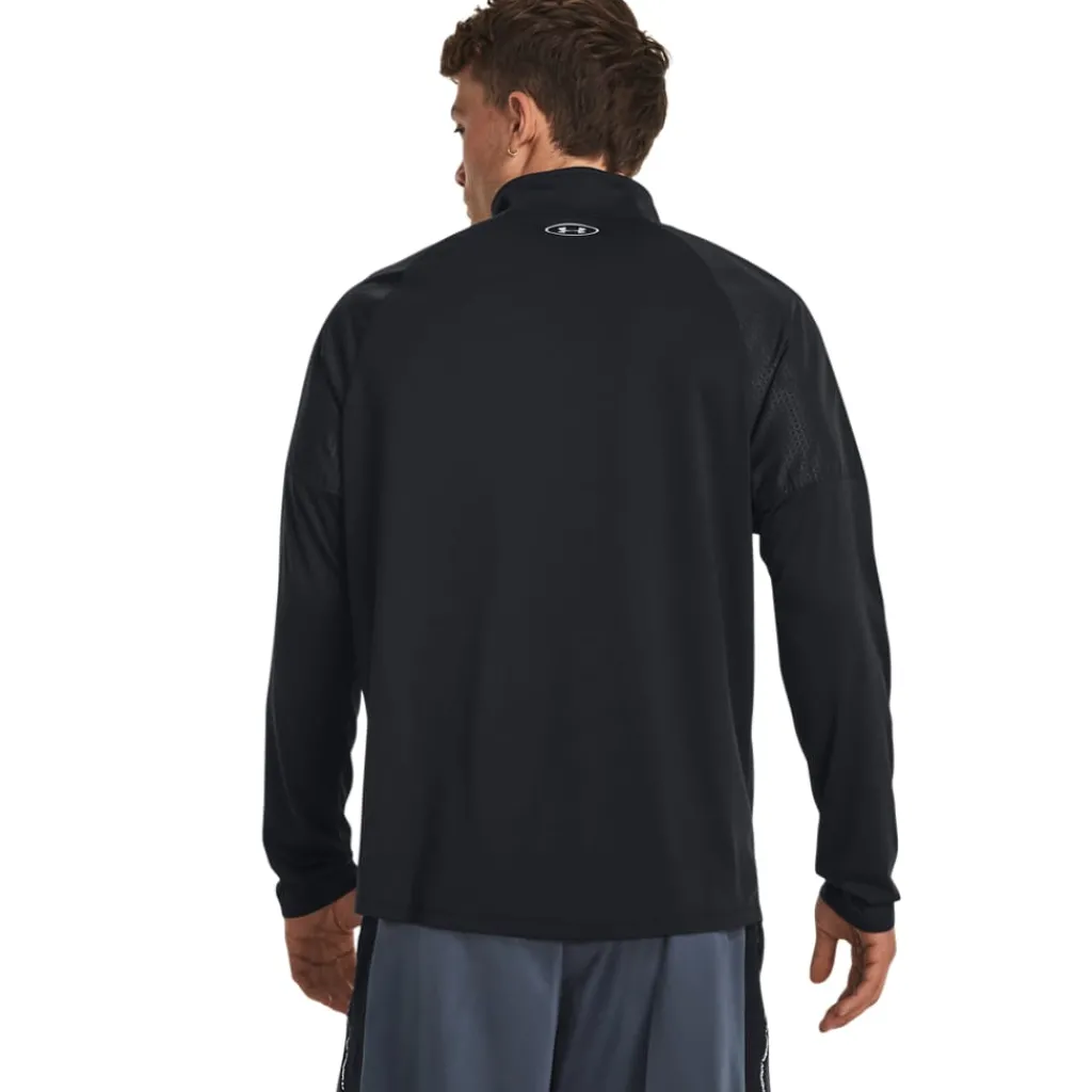 Fitness And Gym Tops*Under Armour Tech Grid 1/4 Zip Top in Black