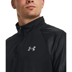 Fitness And Gym Tops*Under Armour Tech Grid 1/4 Zip Top in Black