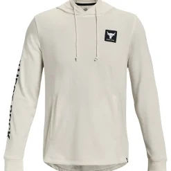 Hoodies*Under Armour Terry Rock Hooded Sweatshirt Tops in White