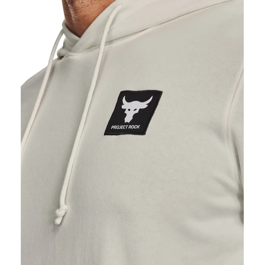 Hoodies*Under Armour Terry Rock Hooded Sweatshirt Tops in White