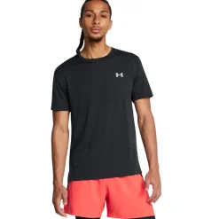Fitness And Gym Tops*Under Armour UA Launch Camo T-Shirt in Black