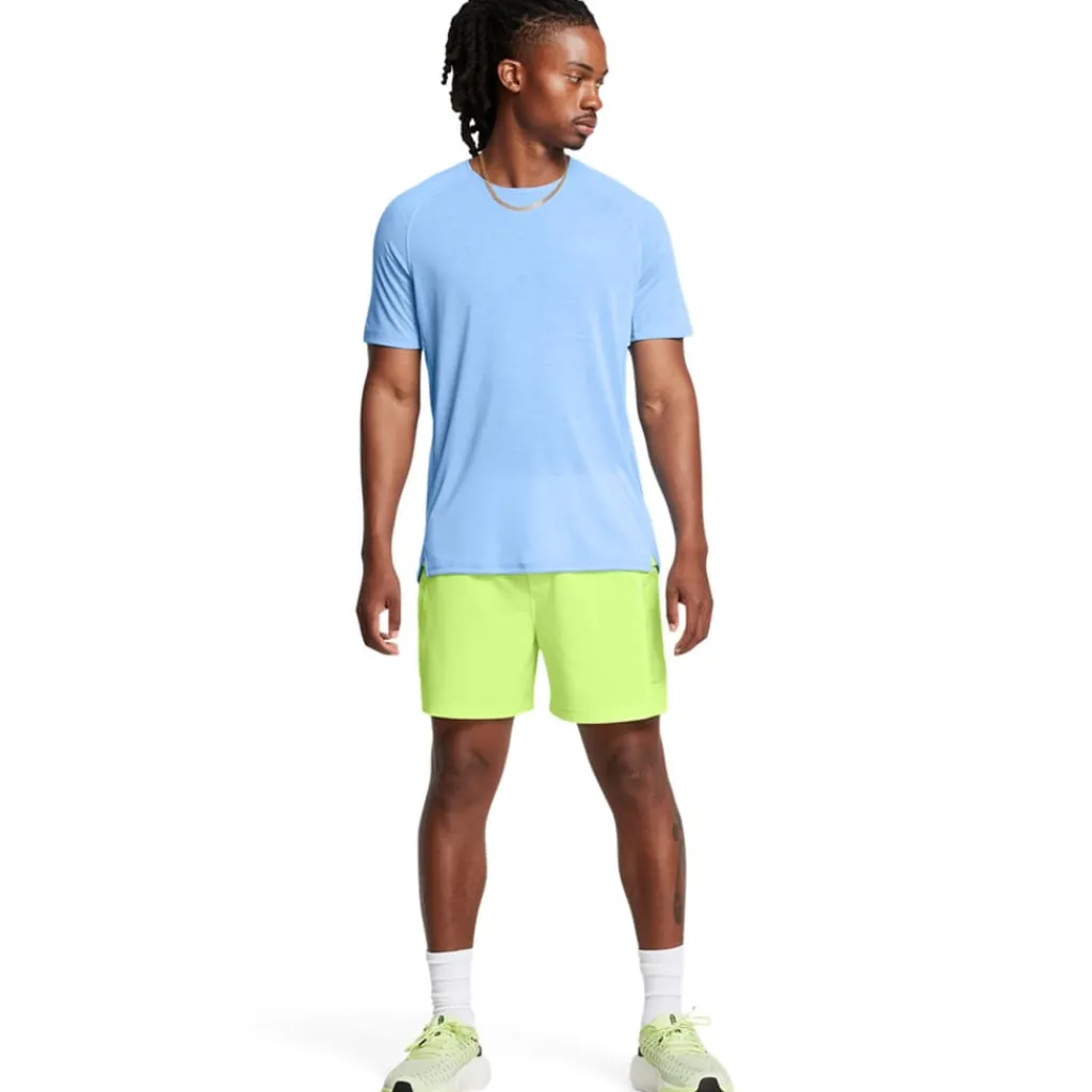 Fitness And Gym Tops*Under Armour UA Launch Trail T-Shirt in Blue