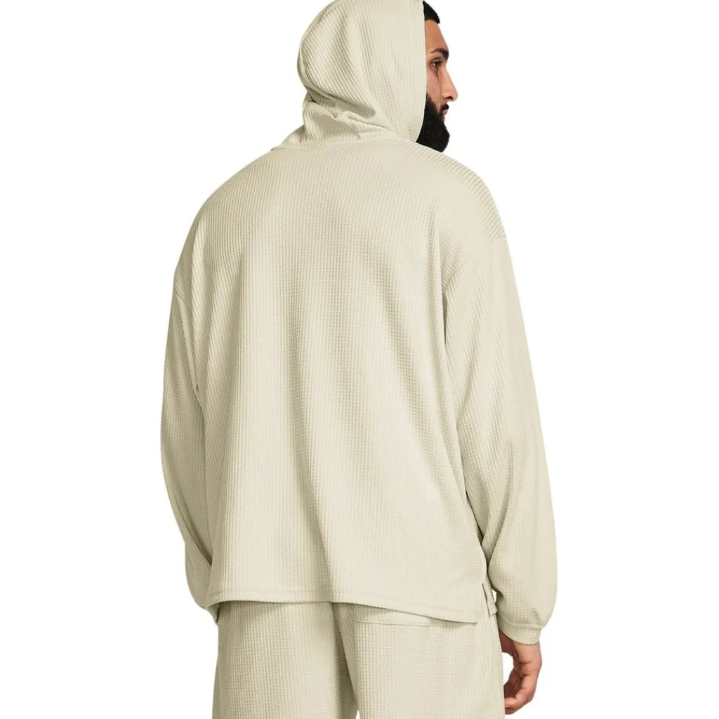 Hoodies*Under Armour UA Rival Hooded Relaxed Fit Sweatshirt in Beige