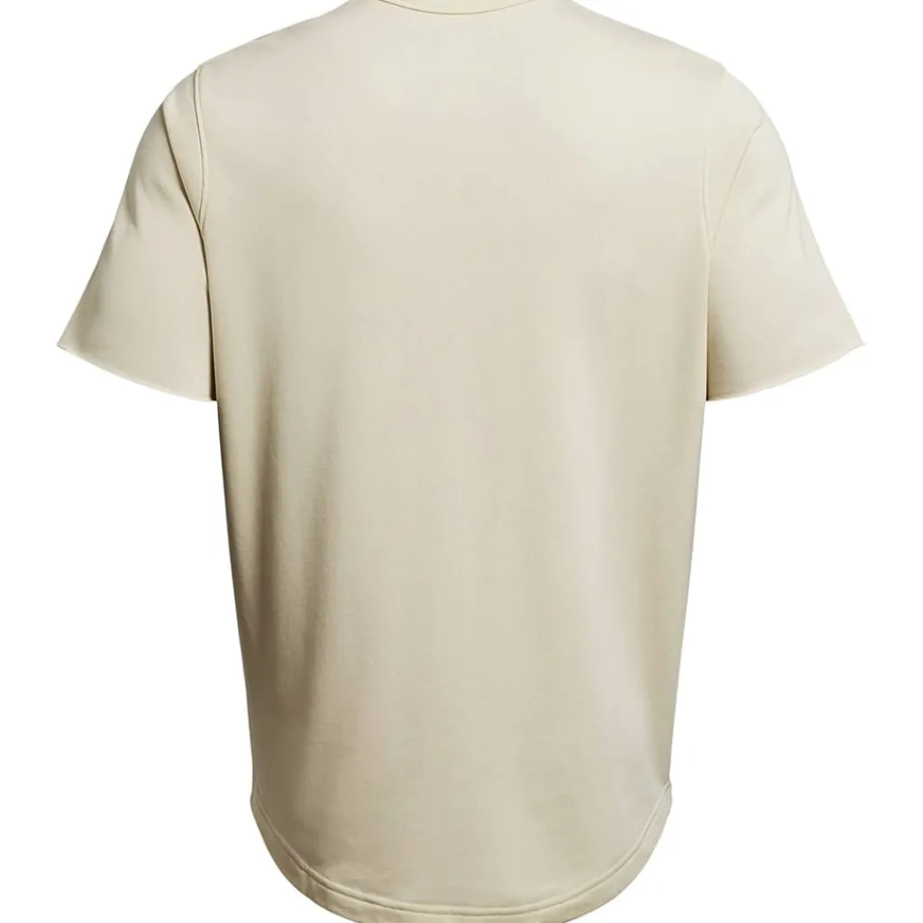 Fitness And Gym Tops*Under Armour UA Rival Terry Crew Neck T-Shirt in Brown