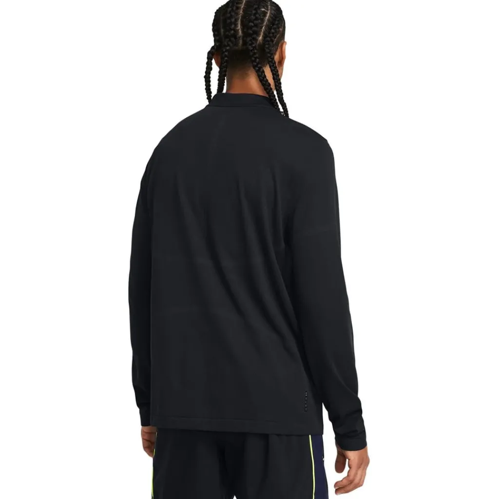 Fitness And Gym Tops*Under Armour Vanish Elt Quarter zp in Black