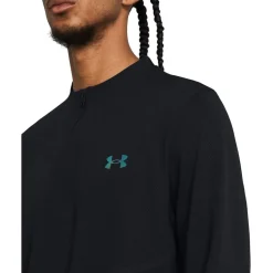 Fitness And Gym Tops*Under Armour Vanish Elt Quarter zp in Black