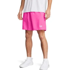 Shorts*Under Armour Woven Halfback Emboss Training Shorts in Pink