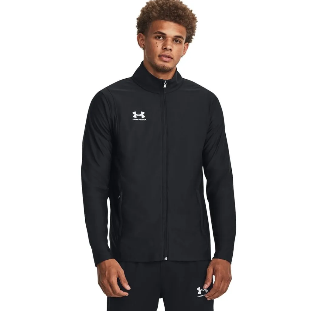 Tracksuits*Under Armour Zip Neck Long Sleeve Athletic Top in Black
