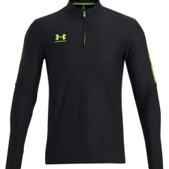 Fitness And Gym Tops*Under Armour Zip Neck Regular Fit Sweatshirt in Black