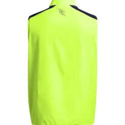 Fitness And Gymwear*Under Armour Zip Neck Regular Fit Run Anywhere Vest in Yellow