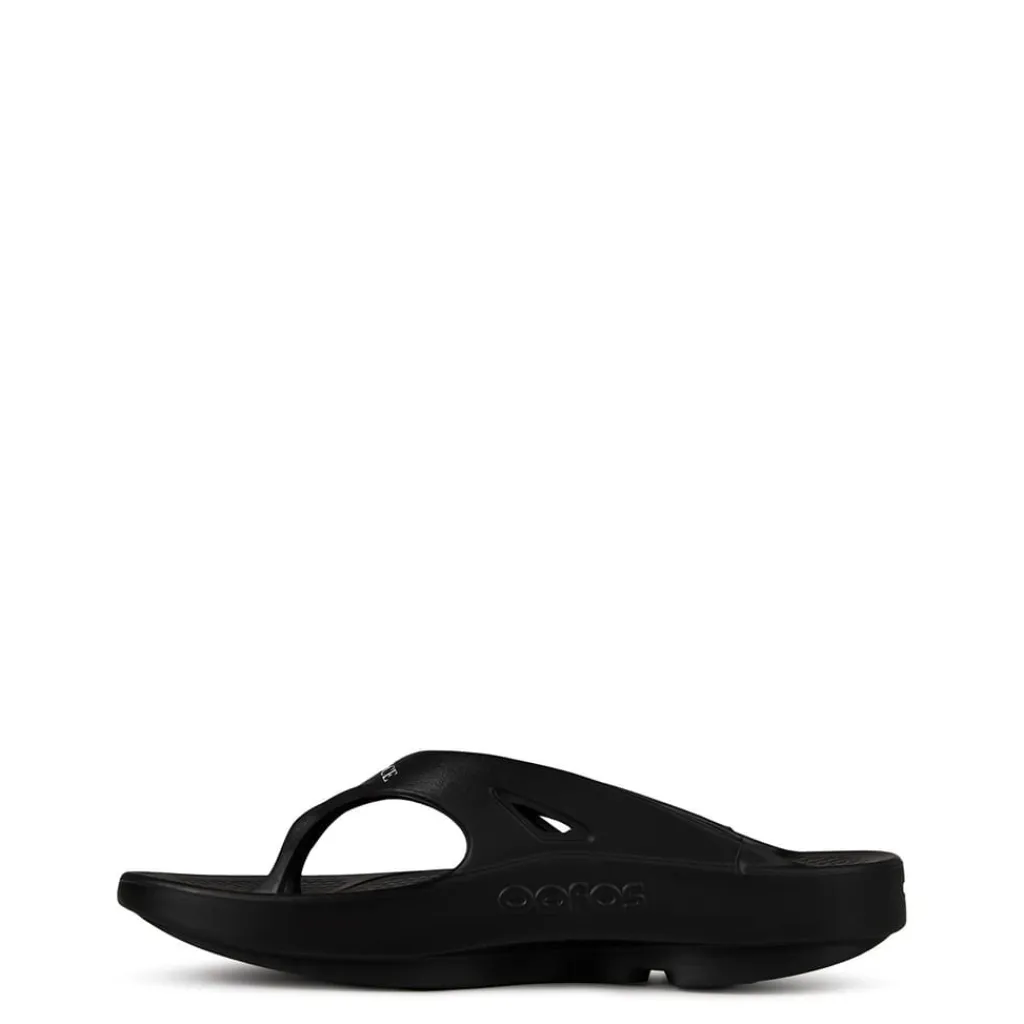 Beach Shoes*Undercover Toe Post Flatform Sandals in Black