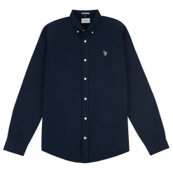 Shirts*US Polo Assn Oxford Ls Shirt in Blue