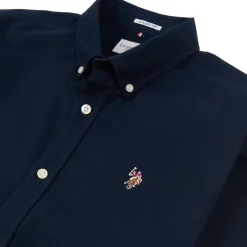 Shirts*US Polo Assn Oxford Ls Shirt in Blue