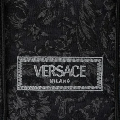 Bags*Versace Barocco Athena Mini Tote Bag in Black