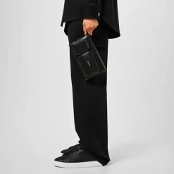 Bags*Versace Cargo Trifold Pouch in Black