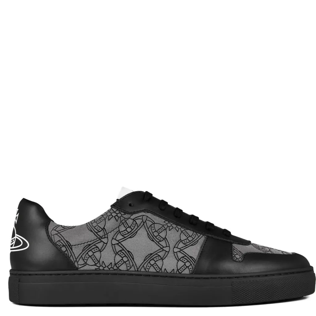 Footwear|Trainers*Vivienne Westwood Apollo All Over Orb Low Top Trainers in Black