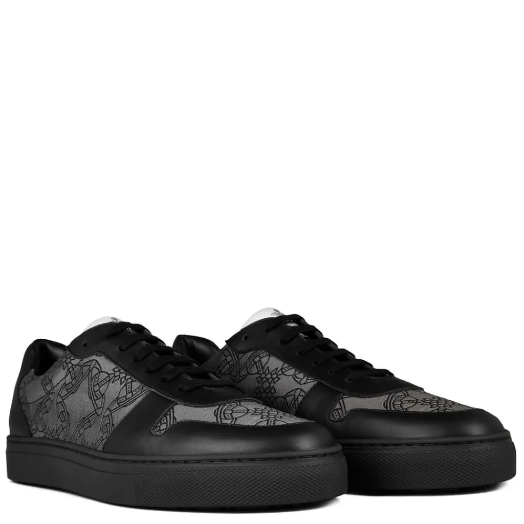 Footwear|Trainers*Vivienne Westwood Apollo All Over Orb Low Top Trainers in Black