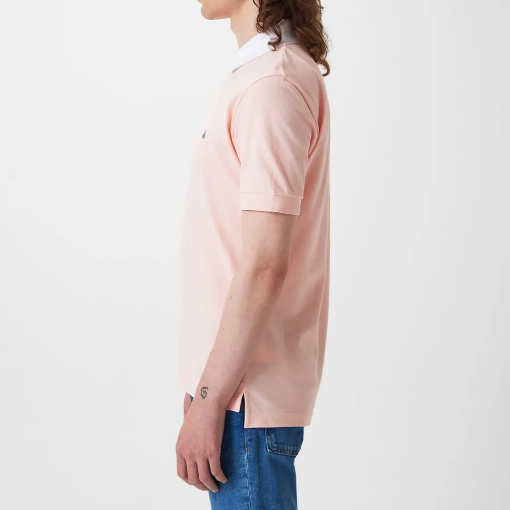 Polo Shirts*Vivienne Westwood Contrasting Collar Polo Shirt in Pink