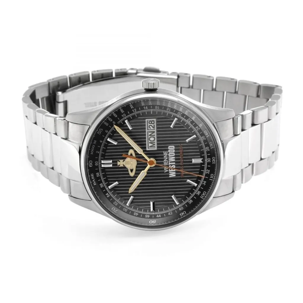 Jewellery-Watches*Vivienne Westwood Mens The Cranbourne Watch in Silver