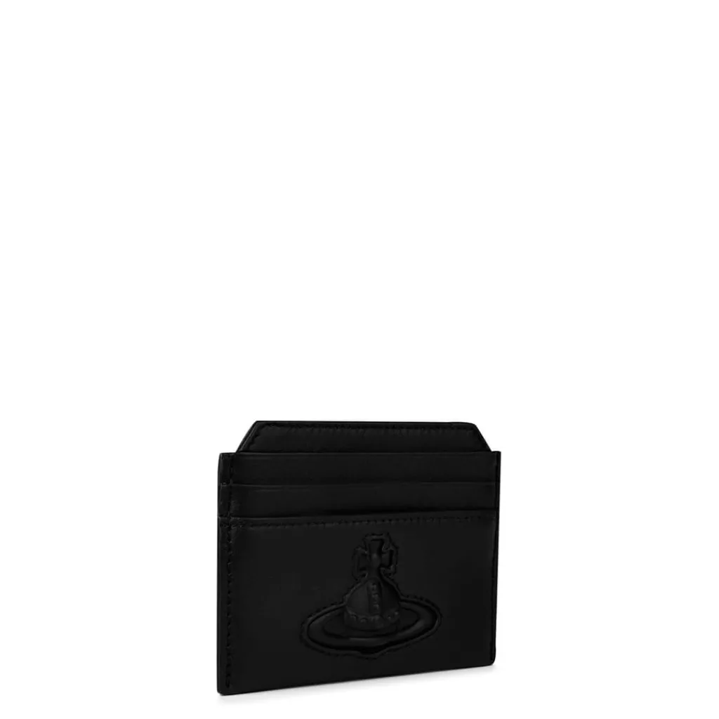 Wallets*Vivienne Westwood Slim Card Holder in Black