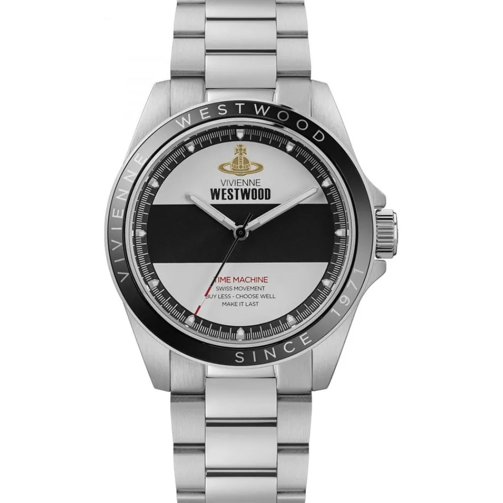 Jewellery-Watches*Vivienne Westwood The Blackwall Watch Vv293bksl in Silver