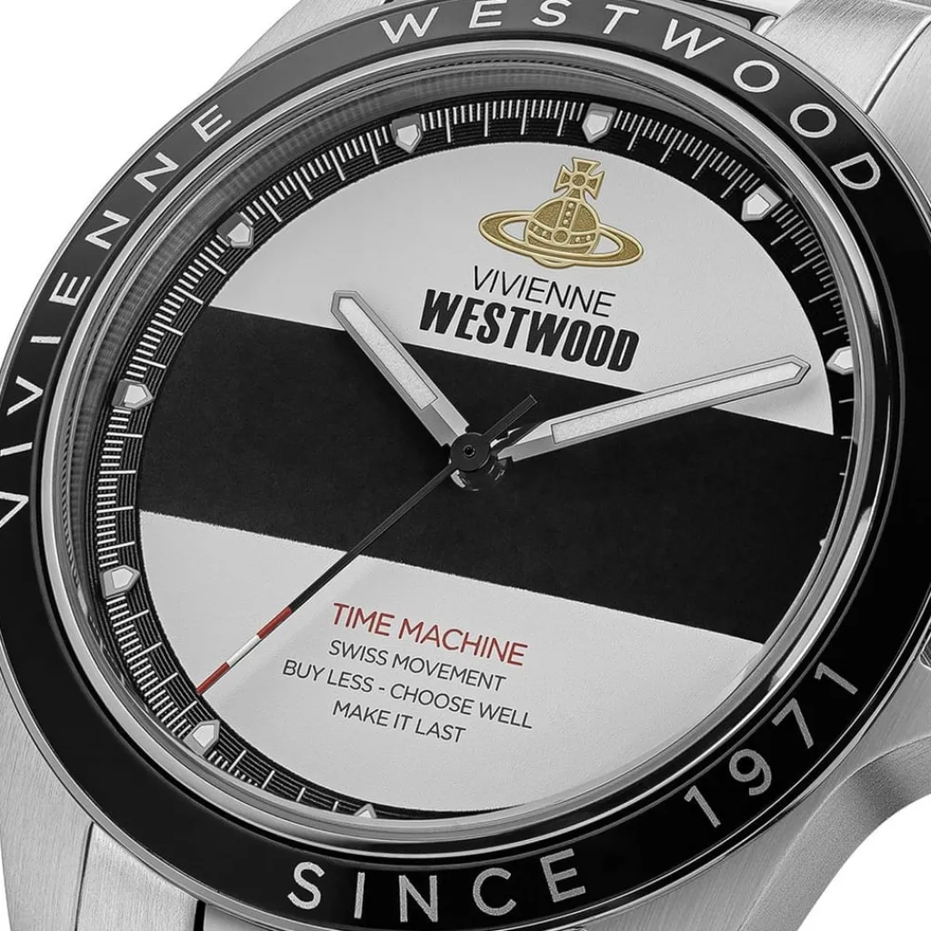 Jewellery-Watches*Vivienne Westwood The Blackwall Watch Vv293bksl in Silver