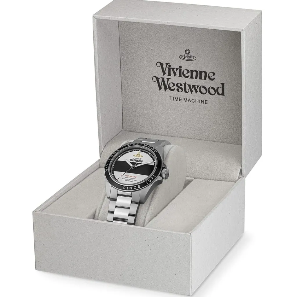 Jewellery-Watches*Vivienne Westwood The Blackwall Watch Vv293bksl in Silver