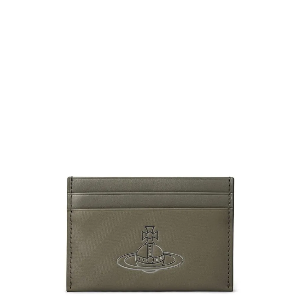 Wallets*Vivienne Westwood Viv Cross Card in Grey