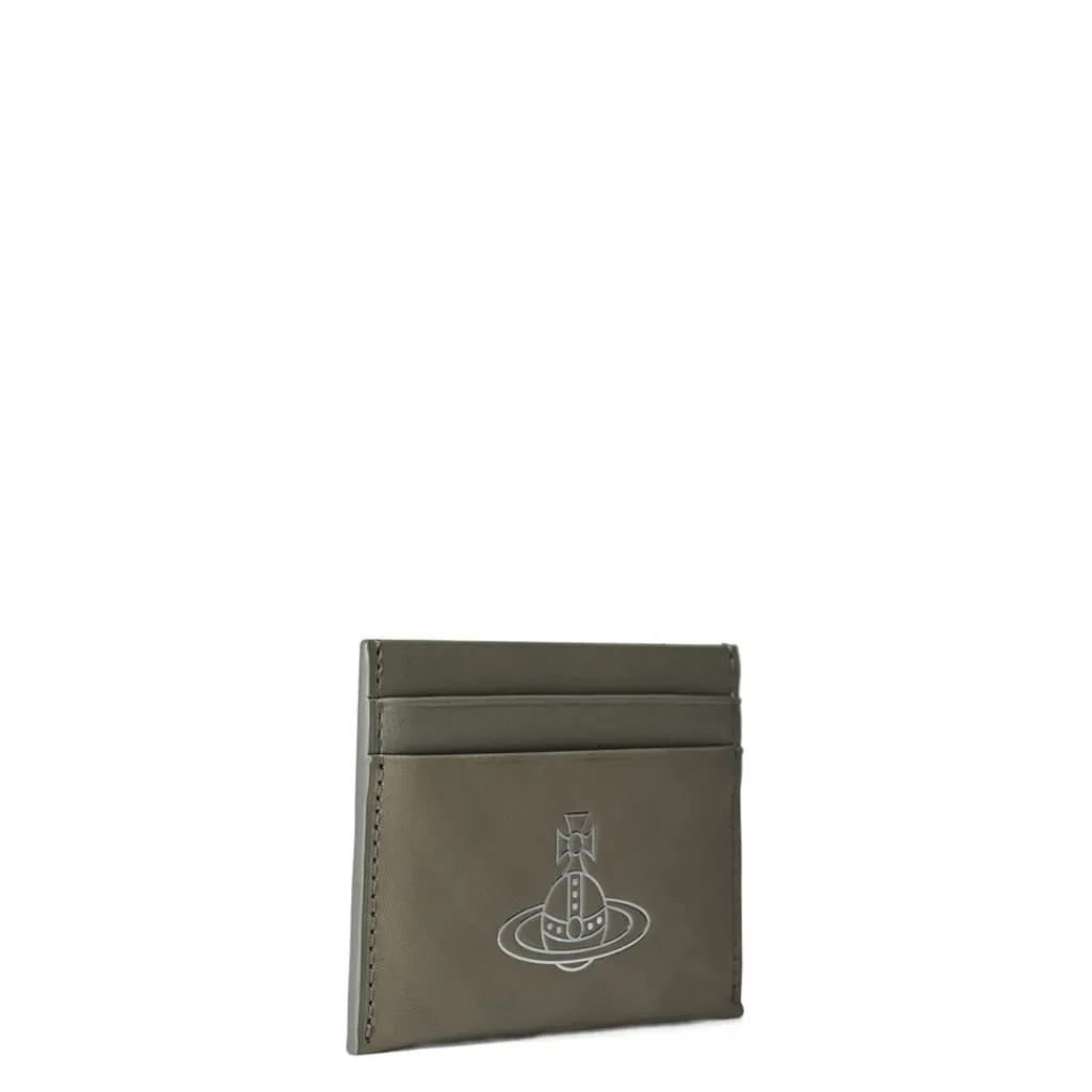 Wallets*Vivienne Westwood Viv Cross Card in Grey