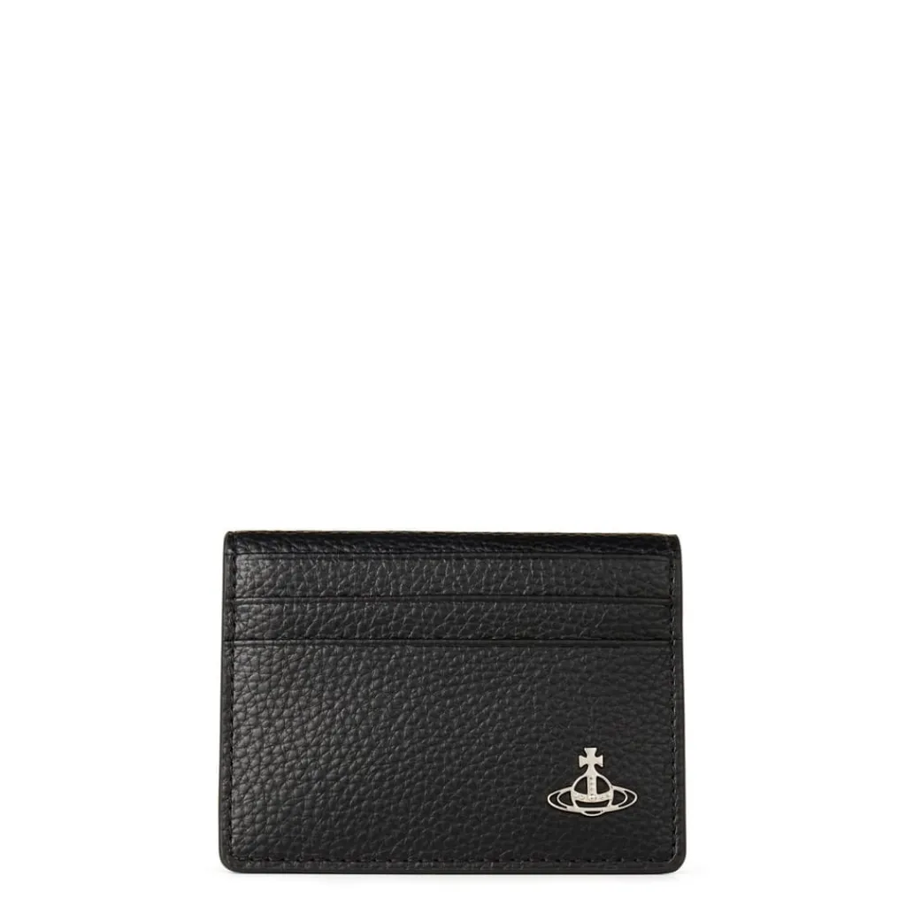 Wallets*Vivienne Westwood Viv Fold Card in Black